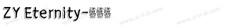 ZY Eternity字体转换